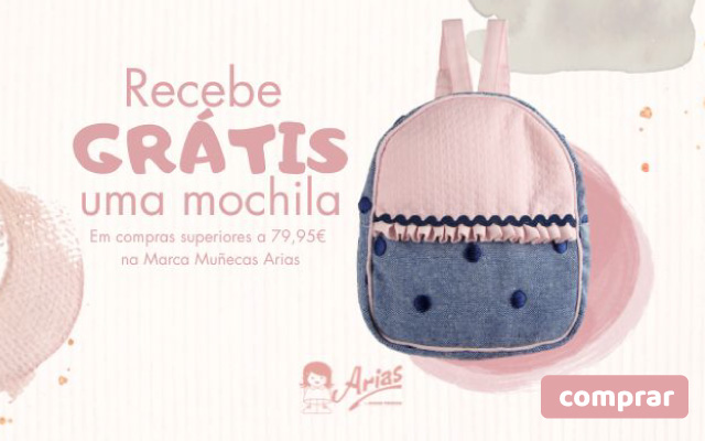 Oferta mochila na compra de reborn