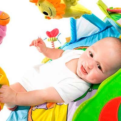 Ginásios e mantas de atividades