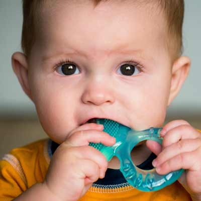 Guízos, mordedores e peluches