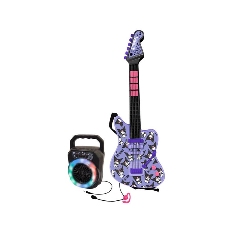 Conjunto Guitarra e Coluna Kuromi