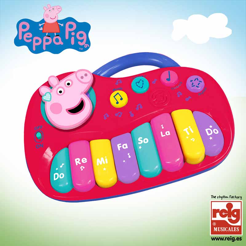 Orgão electrónico Peppa Pig 8 teclas