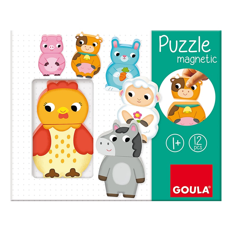 Puzzle magnético intercambiável figura quinta