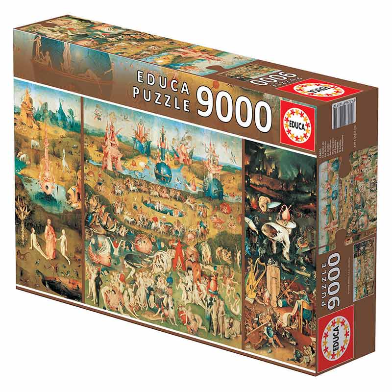 Educa puzzle 9000 O jardím das delícias