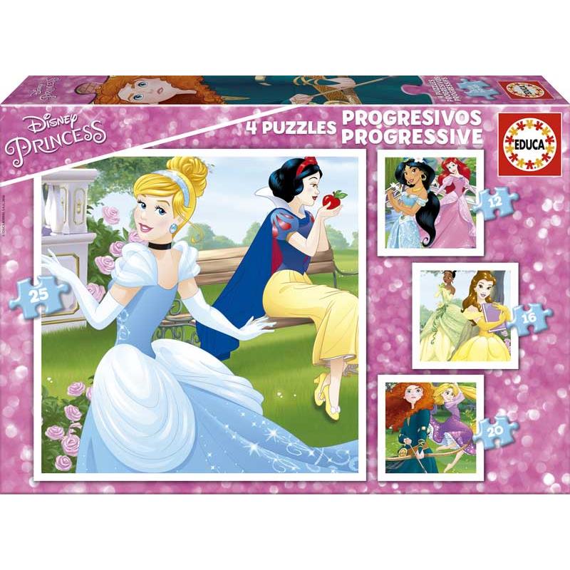 Comprar Puzzle Educa Princesas Disney de 2 x 25 Peças de madeira