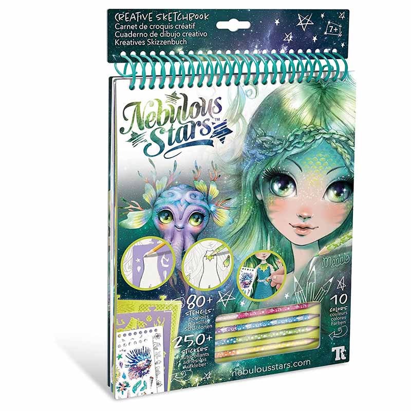 Cadernos Criativos Educa Nebulous Stars Marinia