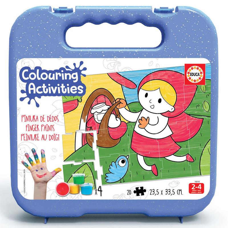 Educa puzzle 20 Capuchinho Vermelho para colorir