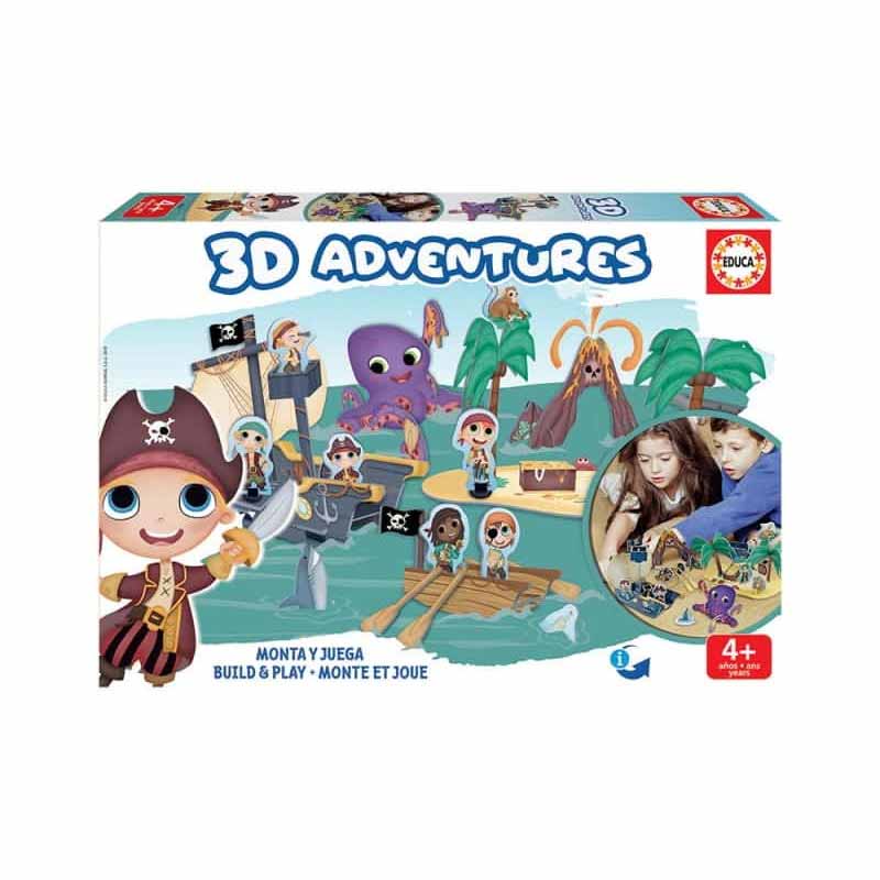 Educa 3D aventuras piratas