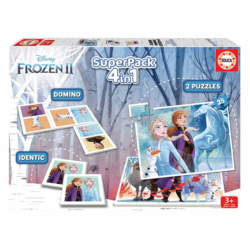 Educa superpack 4 em 1 jogos Frozen