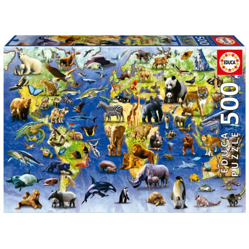 Educa puzzle 500 Espécies Perigo de extinção