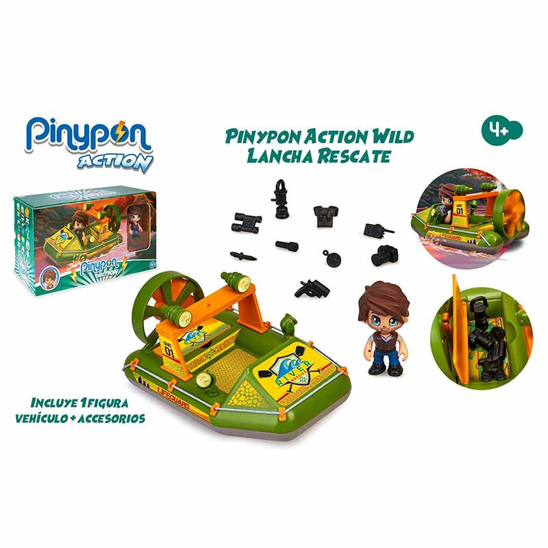 Comprar Pinypon Action Wild Lancha de Resgate de Famosa Loja