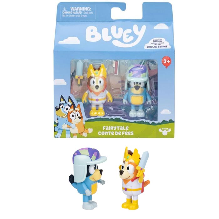 Bluey conjunto 2 figuras Fairtale