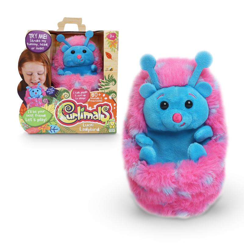 Peluche Curlimals Bugs ouriço Lucy Ladybird
