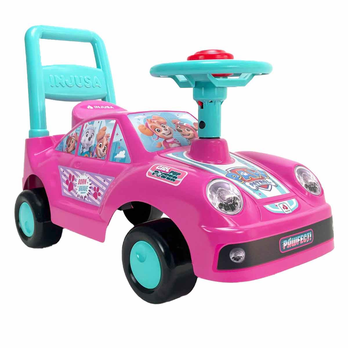 Andador Racing Car Rosa Patrulha Pata