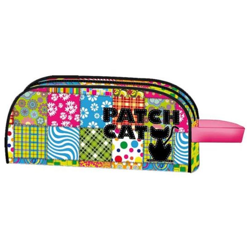 Estojo escolar Patch cat dark