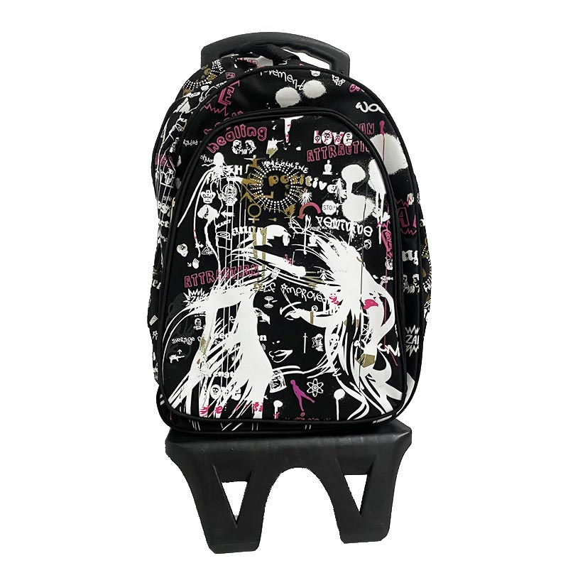 Mochila escolar com trolley 40 cm