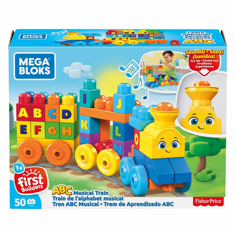 Mega Bloks comboio musical ABC
