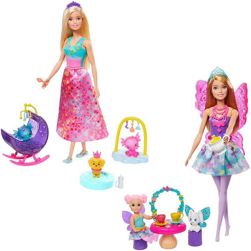 Barbie chá com amigas para colorir - Imprimir Desenhos