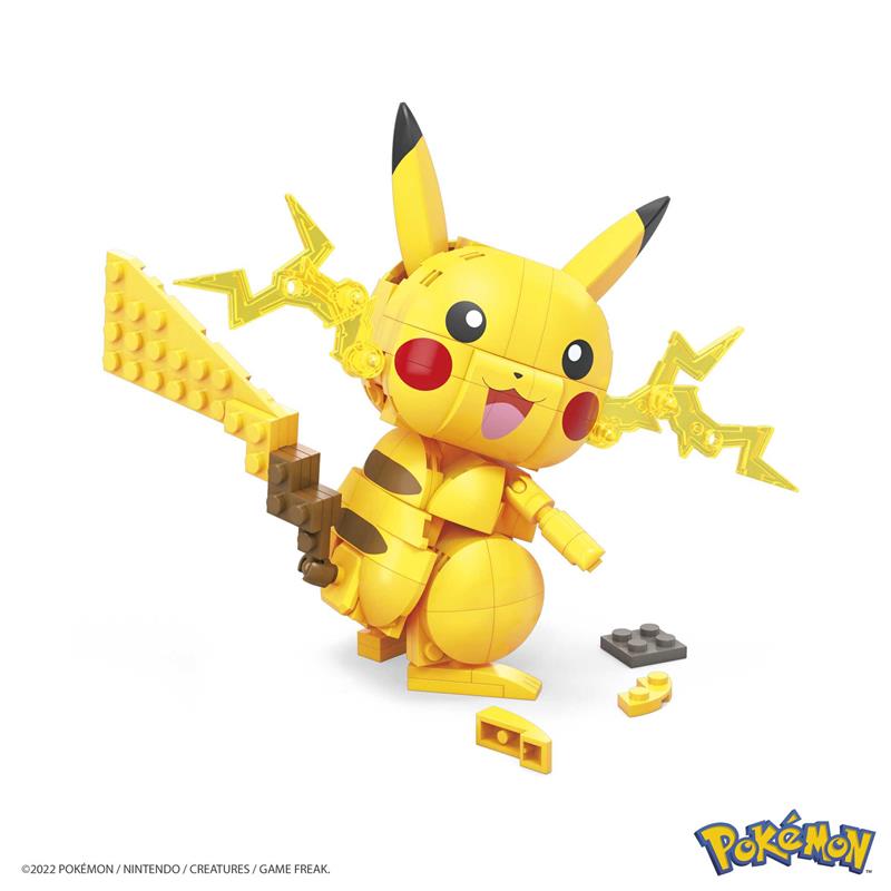 Brinquedo de construção de praia Mega Pokémon Pikachu