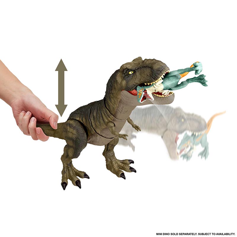 Comprar Jurassic World dinossauro T-Rex ataca e devora de Mattel