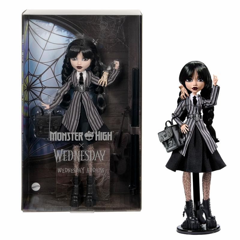 Monster High Collector boneca Wednesday uniforme