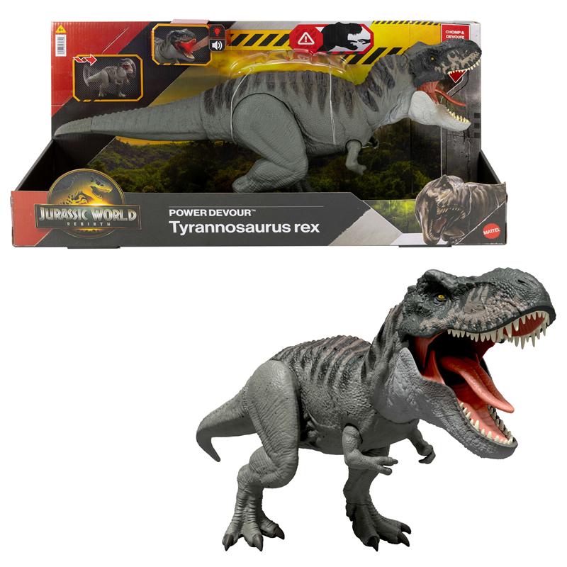 Jurassic World dinossauro T-Rex ataca
