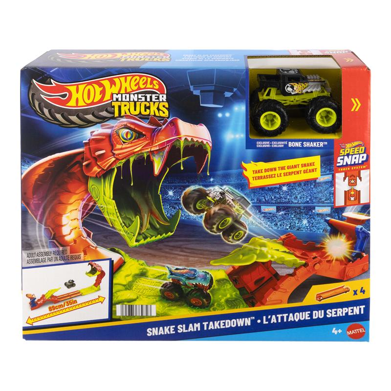 Hot Wheels Monster Trucks pista serpente