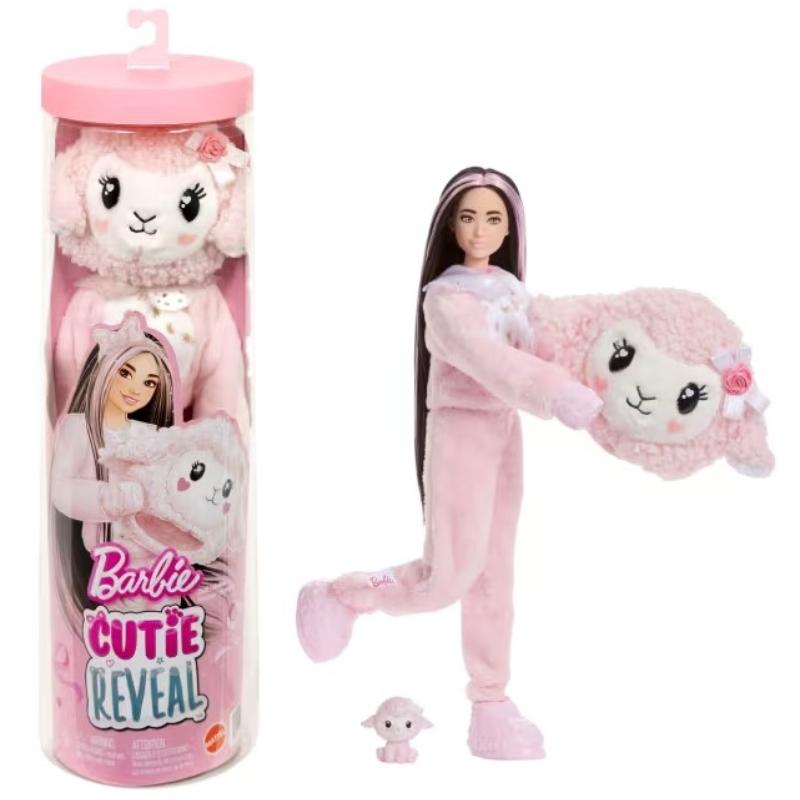 Barbie boneca Cutie Reveal laços doces ovelha