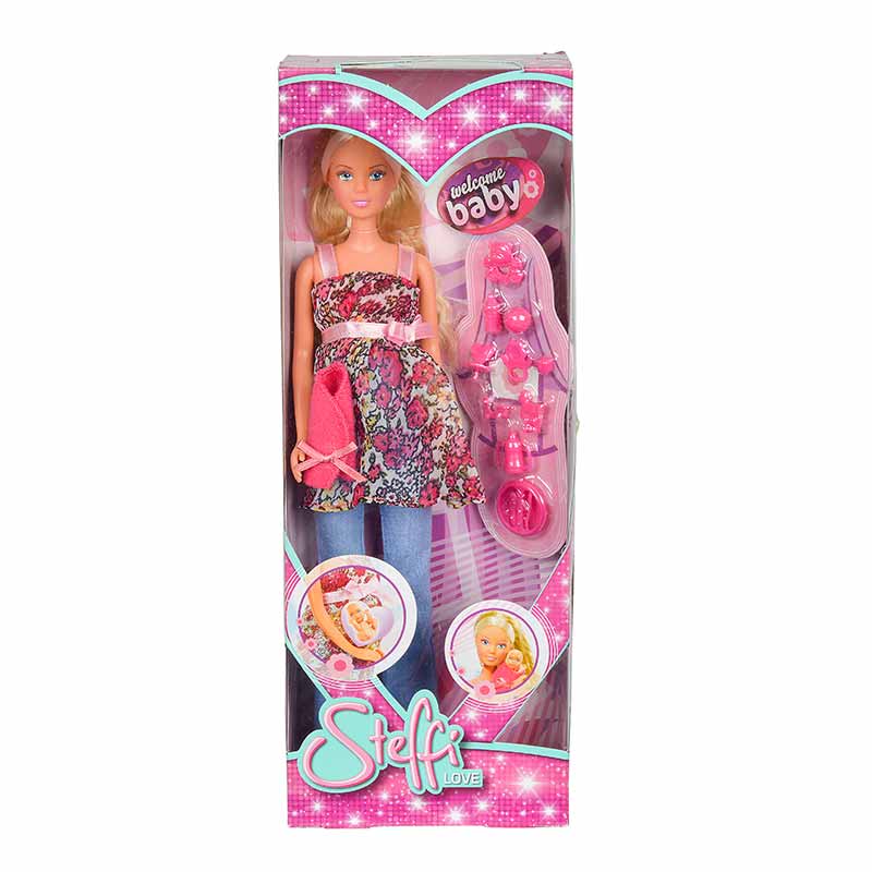 Boneca Steffi Love Grávida C/ Bebê Surpresa Estilo Barbie