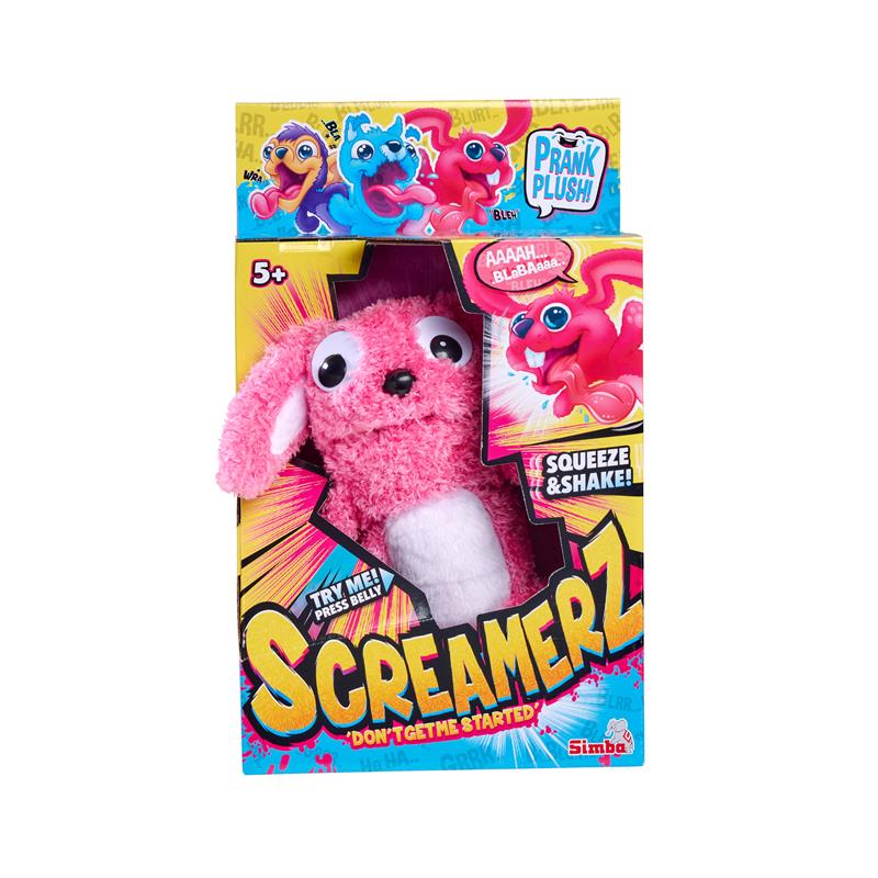 Peluche marionete Screamerz Coelho rosa