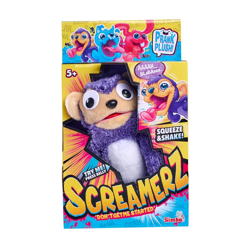 Peluche marionete Screamerz Macaco lilás
