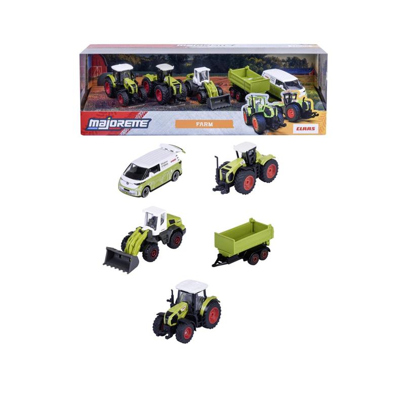 Majorette 5 veículos da quinta Claas