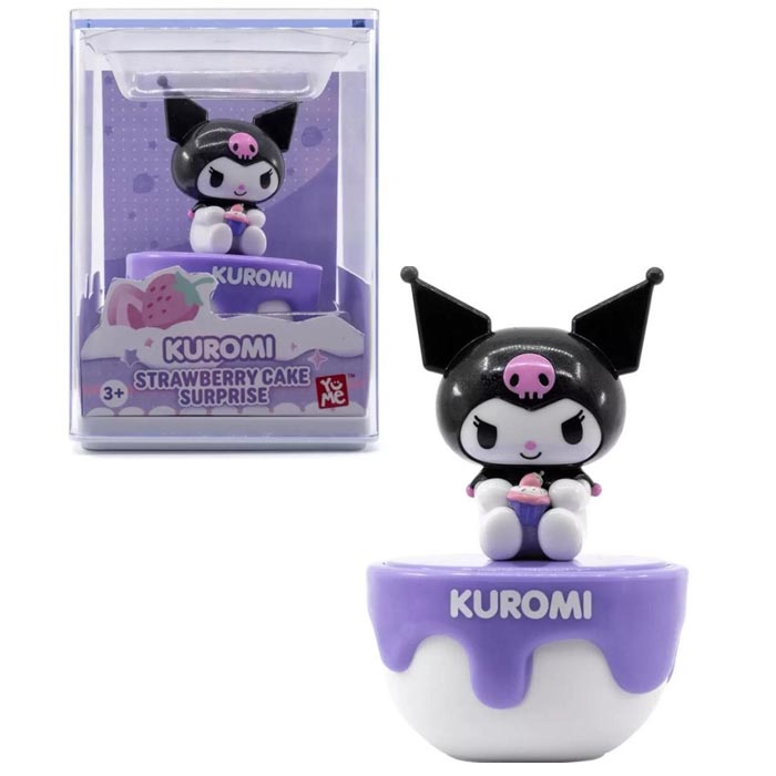 Hello Kitty figuras Strawberry cake Kuromi