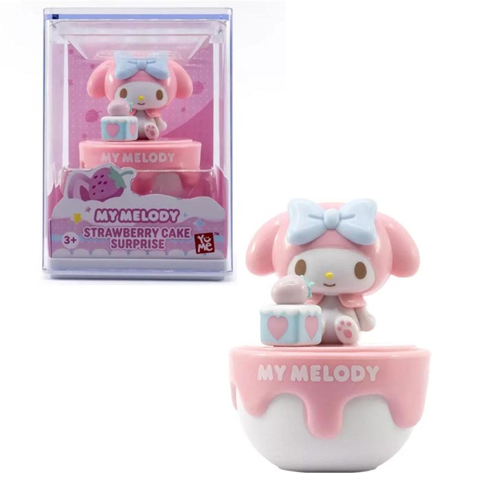 Hello Kitty figuras Strawberry cake My Melody