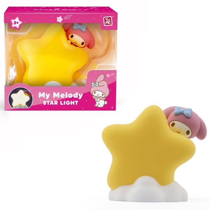 Hello Kitty figura e estrela com luz My Melody