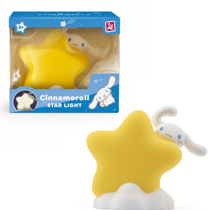 Hello Kitty figura e estrela com luz Cinnamoroll