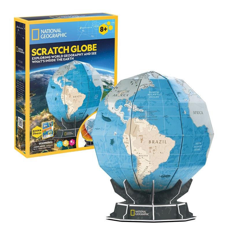 Puzzle 3D globo terrestre
