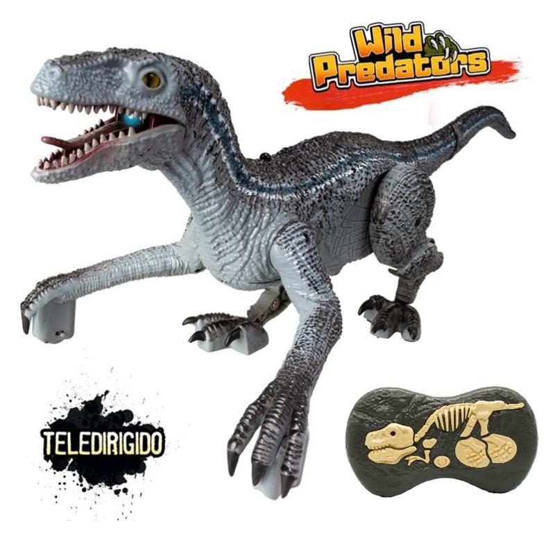 Dinossauro Velociraptor radio control