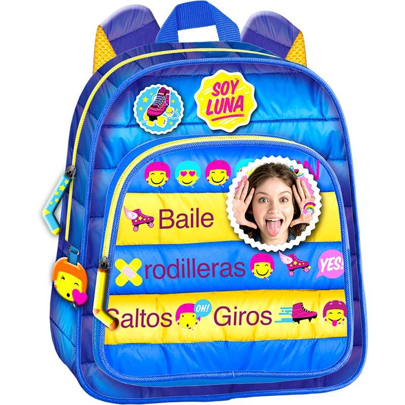 Mochila escolar Soy Luna acolchoada 37cm