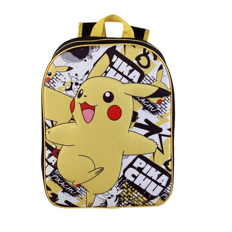 Mochila escolar 3D EVA Pokemon Happy Pikachu 40 cm