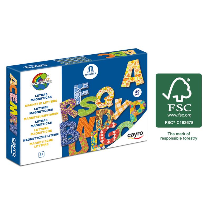 Letras magnéticas 60 peças