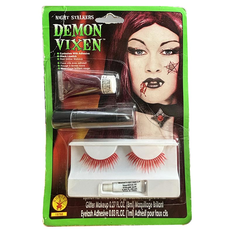 Conjunto acessórios vampira vermelha