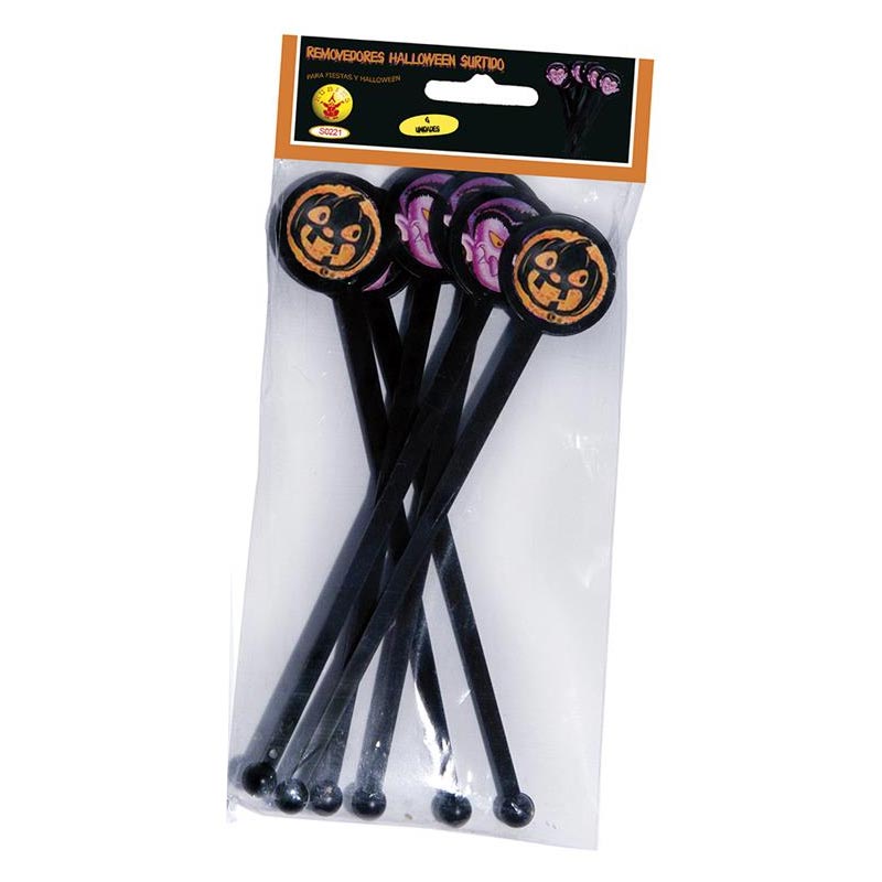 Misturador de bebidas halloween abóbora ou drácula