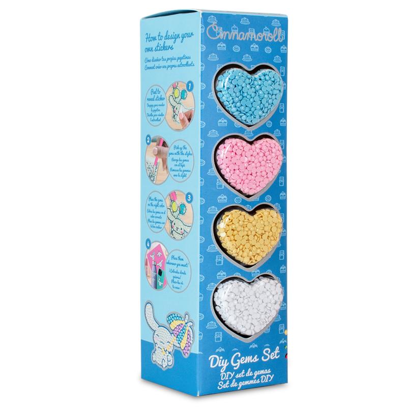 Cria autocolantes com gemas Cinnamoroll