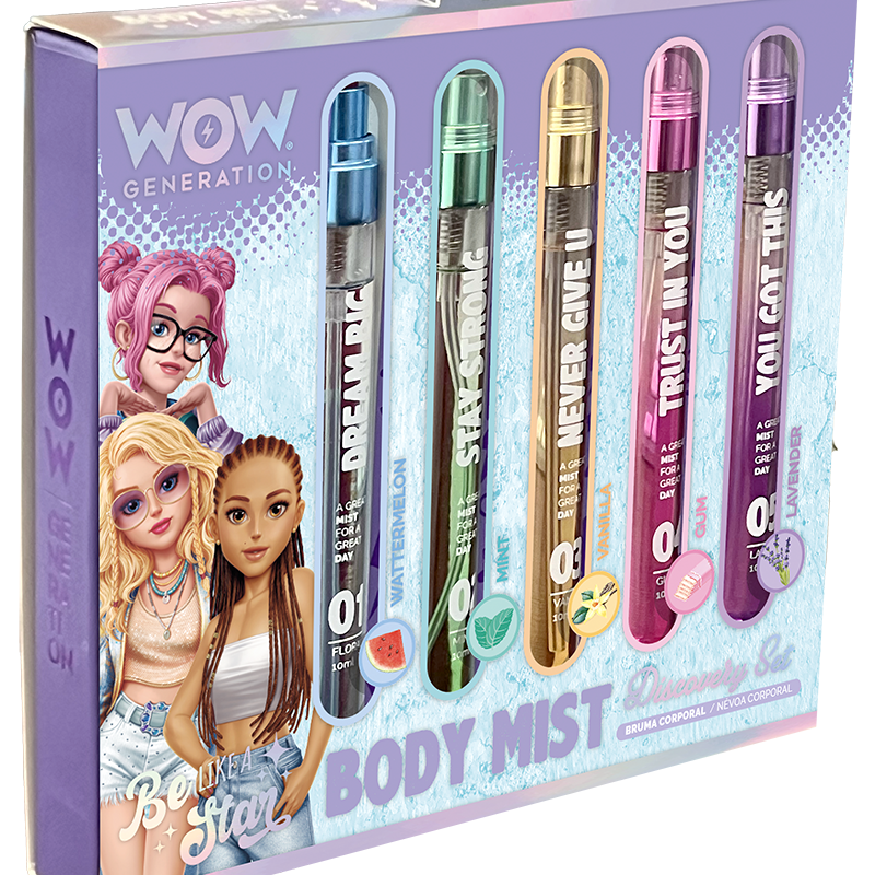 WOW Generation Bruma corporal perfumada pack de 5