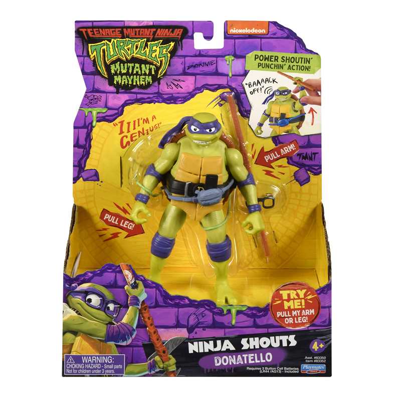 Tartarugas Ninja Figura Donatello Básica TMNT 7cm