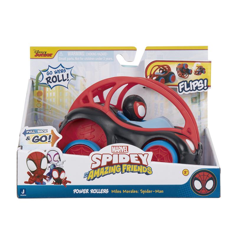 Spidey vehículo power rollers stdo