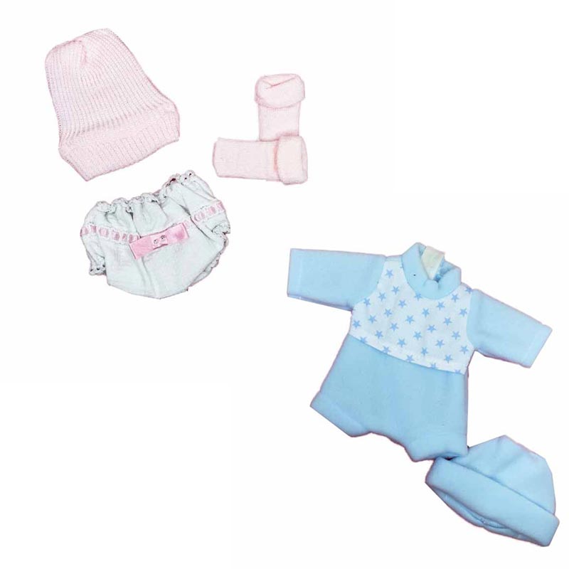 Roupinha Elegance para boneca bebé 26 cm