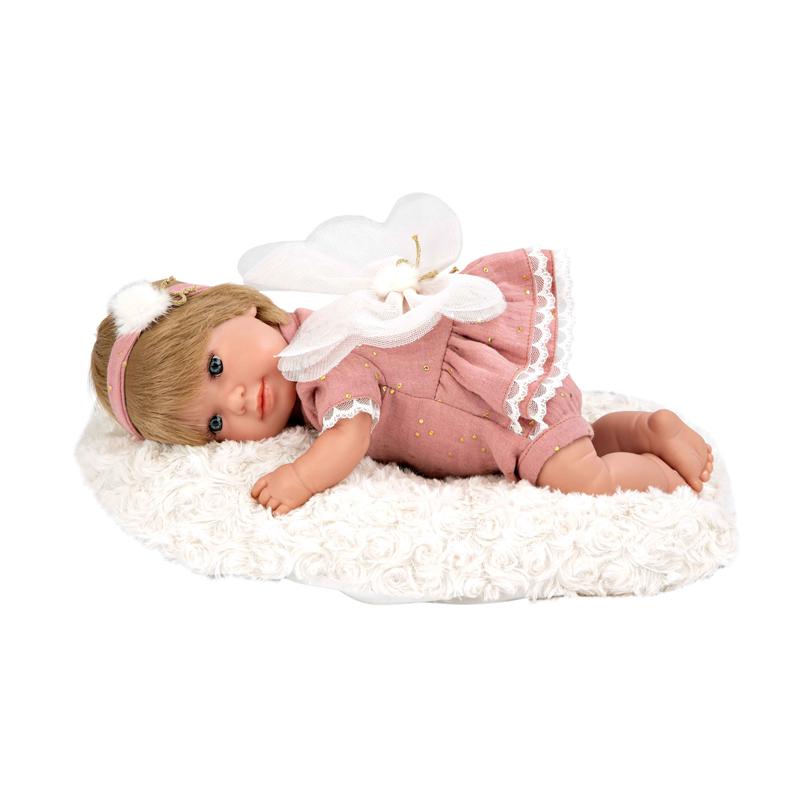 Boneca Bebé Elegance 35 cm Sora com cabelo