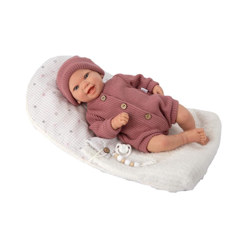 Bebé reborn 45 cm Angélita com manta