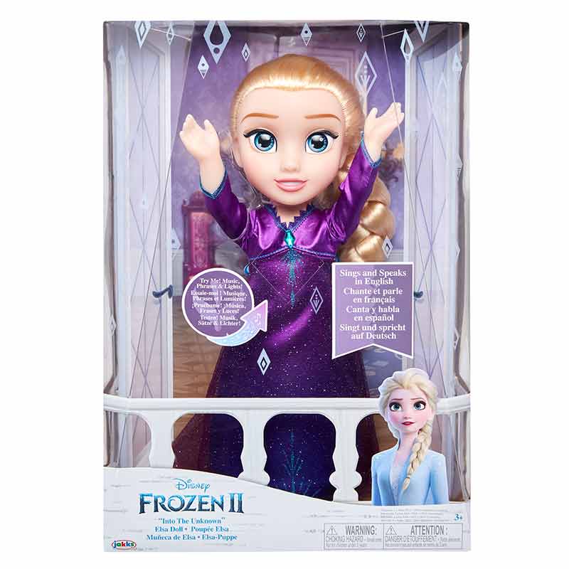 Boneca Frozen Musical - Elsa Canta Em 4 Linguas- Mattel